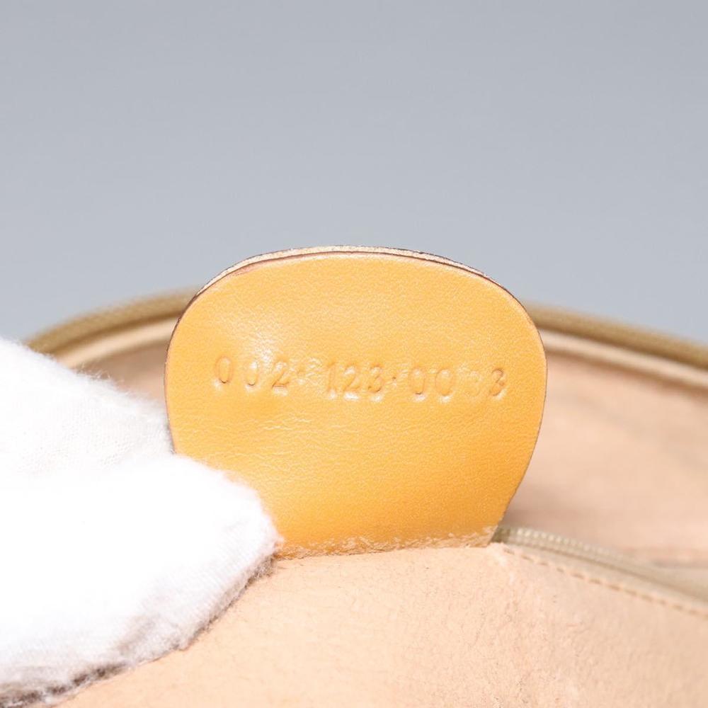 GUCCI Micro GG Supreme Hand Bag PVC 2way Beige Gold 002 123 0033 Auth 118246 - Picture 12 of 16
